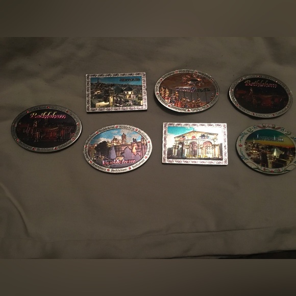 🌺NWOT🌺Jerusalem and Bethlehem Fridge Magnets. NEW - Picture 2 of 9